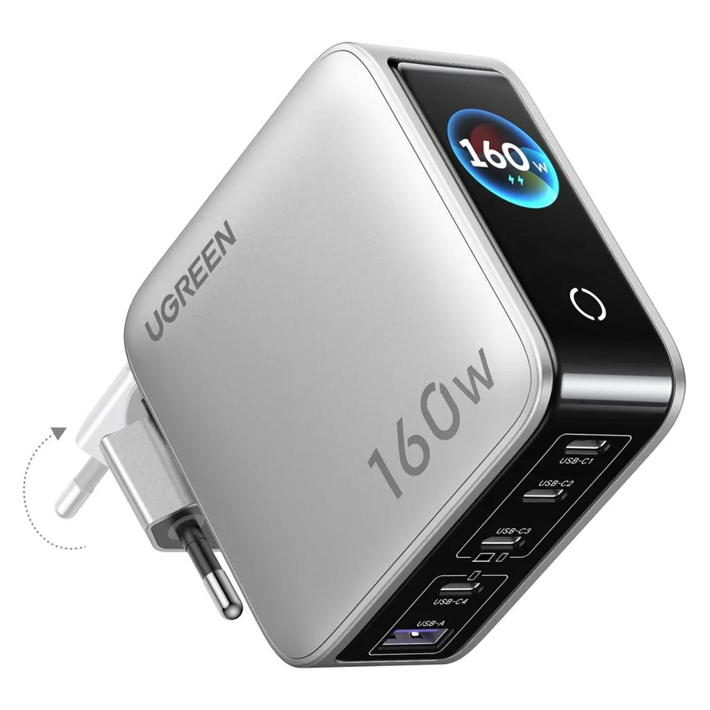 Ugreen Nexode Pro Fast Charger (160 W, 5 Ports) (65637B)