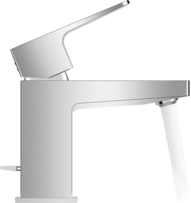 Duravit S Manhattan Waschtischarmatur MH1010001010 Ausladung 95mm, mit Zugstangen-Ablaufgarnitur, chrom
