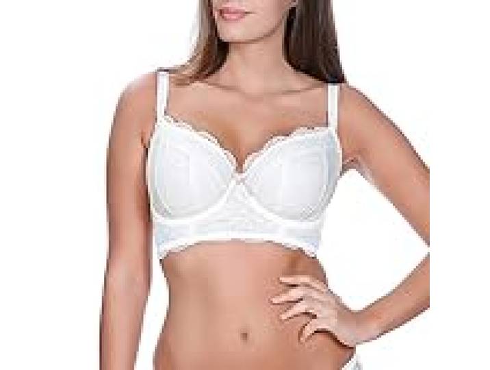 Freya - Bustier à Armatures Fancies White - 95 DD