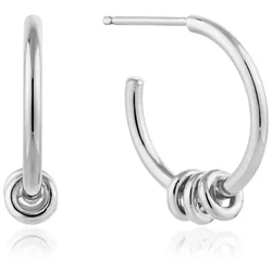 ANIA HAIE - HOOP EARRINGS - MODERN - silber