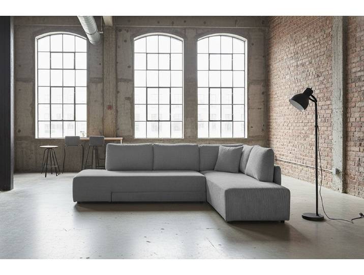KAWOLA Schlafsofa SADIRA Ecksofa mit Schlaffunktion – Modern & Komfortabel, Eckcouch mit Cordbezug – Bettsofa – Viel Platz, hoher Wohnkomfort