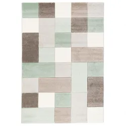 Pergamon, Teppich, Designer Teppich Maui Pastell Karo (80 x 150 cm)