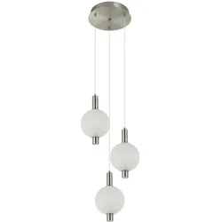 Italux PND-83631-3-SC-WH LED Pendelleuchte Lenti | 18W integrierte LED-Quelle | 3000K | Seilleuchte | gold | schwarz