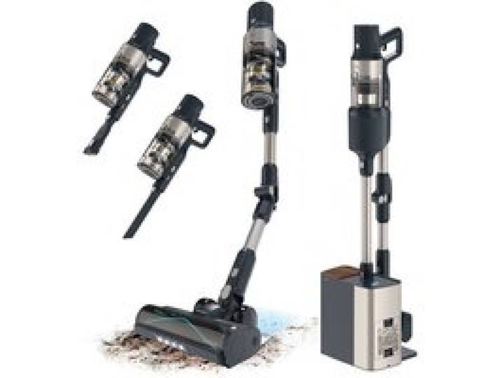 Aspirateur Balai - CECOTEC Conga Rockstar 5500 Hurricane Station Flex - 30 000 Pa - 90 min - Noir / Gris