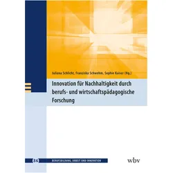 Innovation für Nachhaltigkeit durch berufs- und wirtschaftspädagogische Forschung, Schulbücher von Juliana Schlicht, Franziska Schwehm, Sophie Kaiser