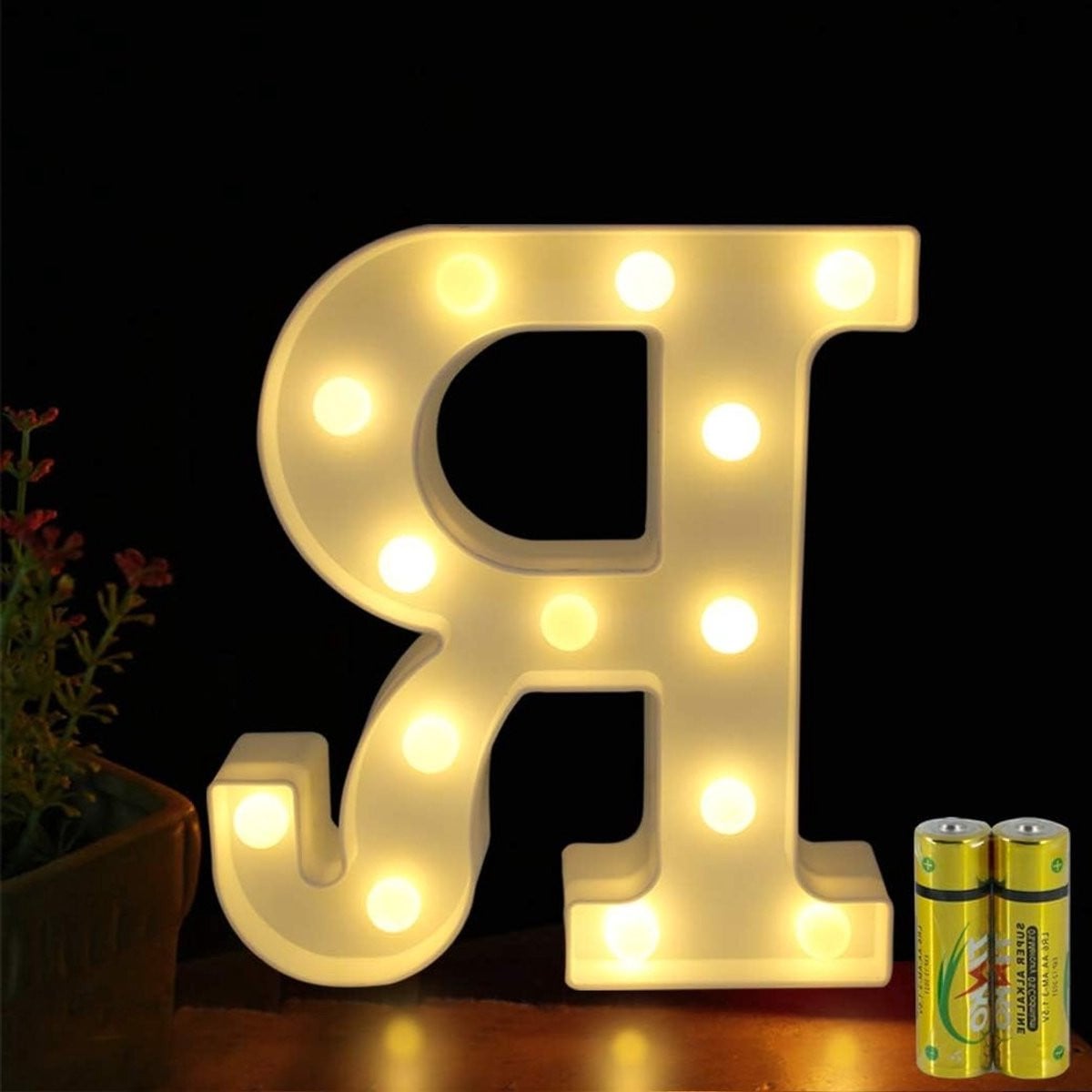 Verlichte LED Alphabet Lamp voor Kinderkamers en Decoratie