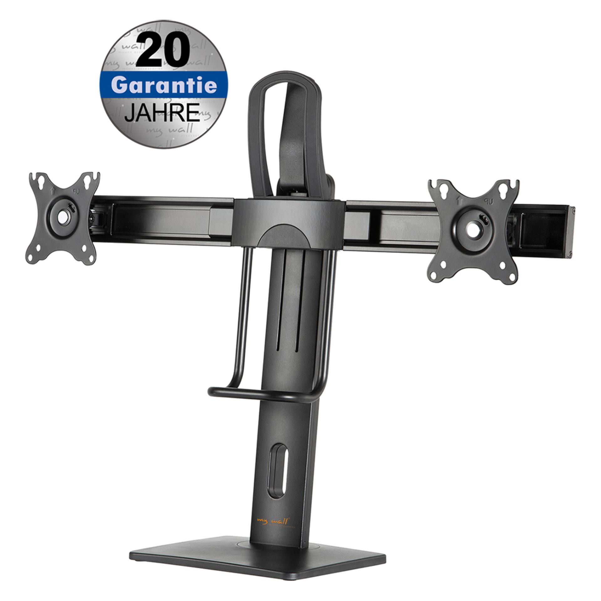 myWall Monitor Tischhalterung Höhenverstellbarer Tischständer mit Federsystem (Tisch, 17", 6 kg) (HL 19 L)