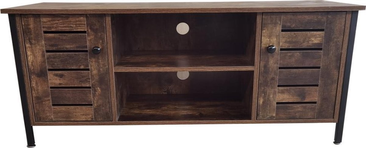 Industrieel tv-meubel Stoer televisie dressoir Breedte: 110 cm