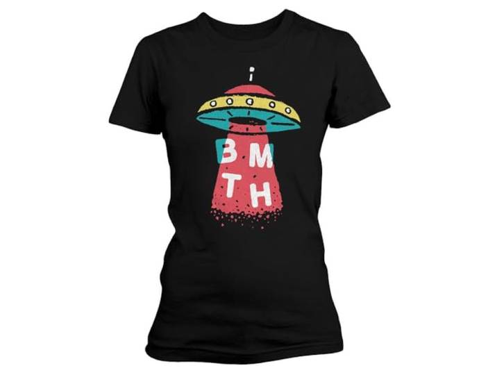 T-Shirt # S Black Ladies # Alien