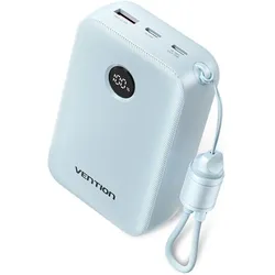 Vention Powerbank FKBL0-C Blau (20000 mAh, 22.50 W, 77 Wh), Powerbank, Blau