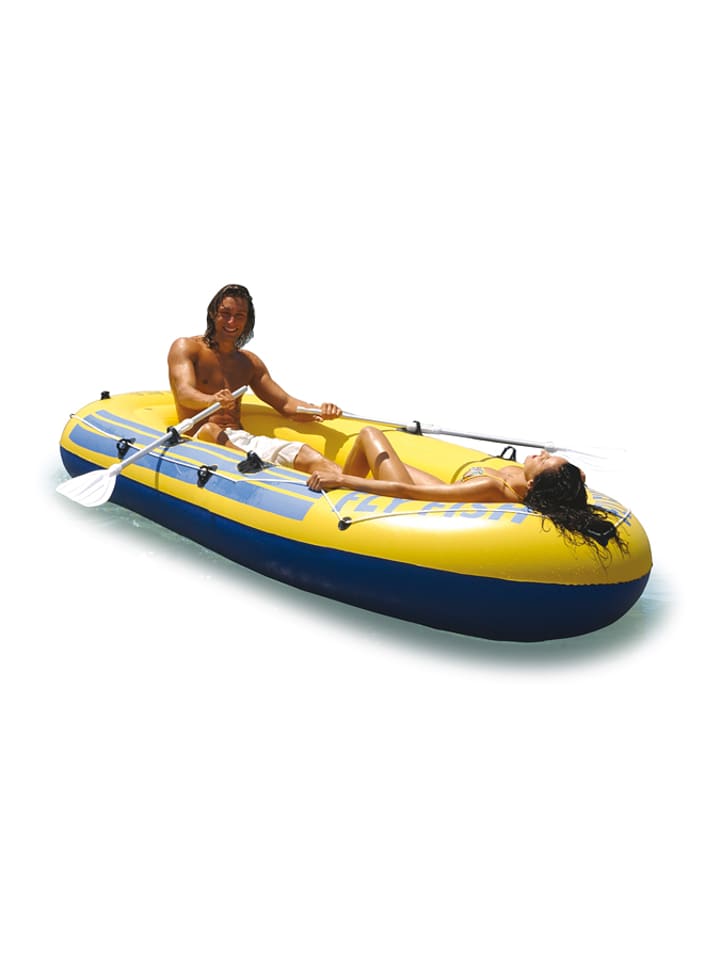 Happy People Schlauchboot "230er Seewolf" - ab 6 Jahren - (B)110 x (H)36 x (T)218 cm - onesize