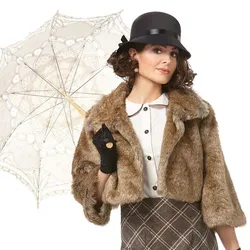 Kurze Pelzjacke für Damen