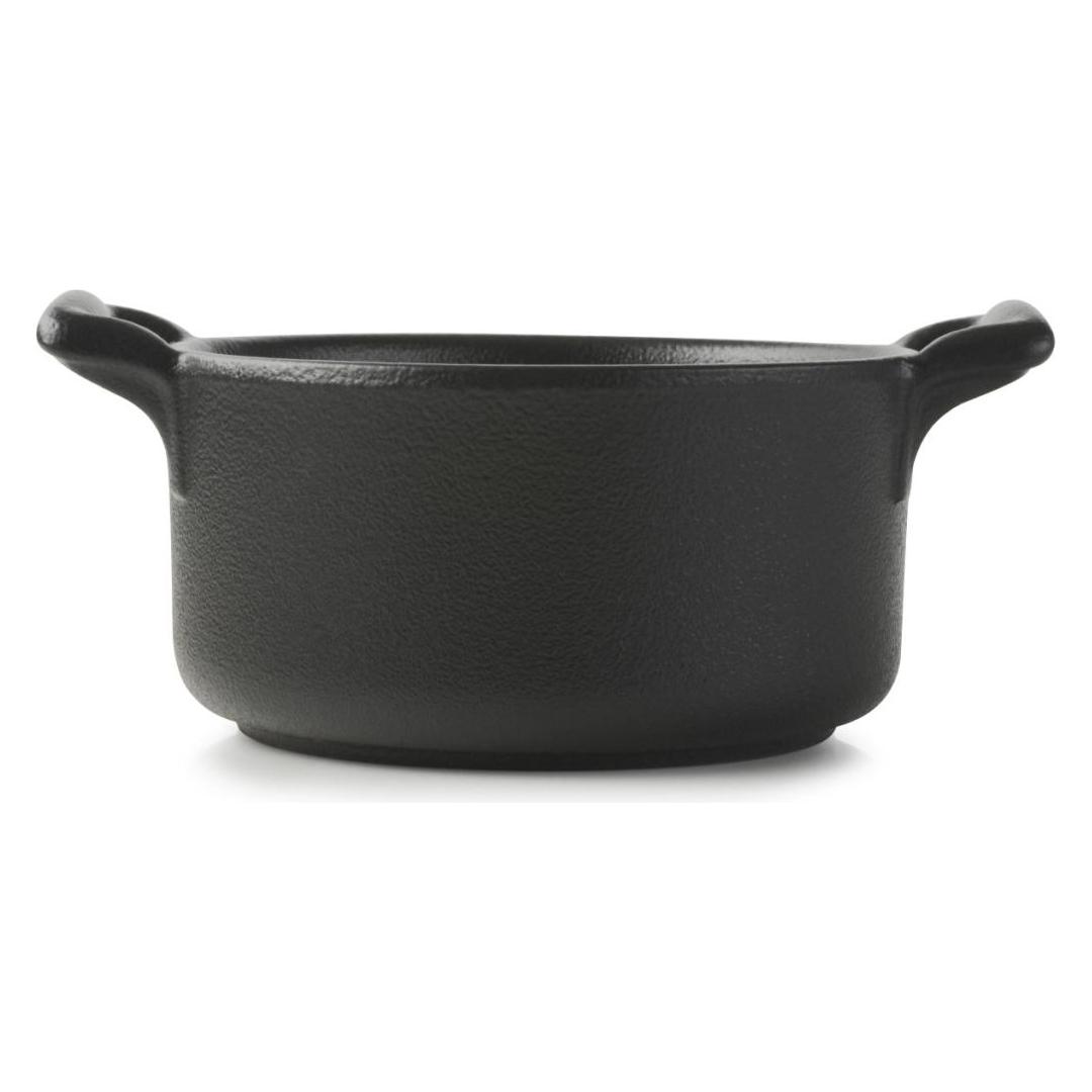 Revol Kasserolle ohne Deckel rund, H:5cm, Ø10cm gusseisen-optik (643721)