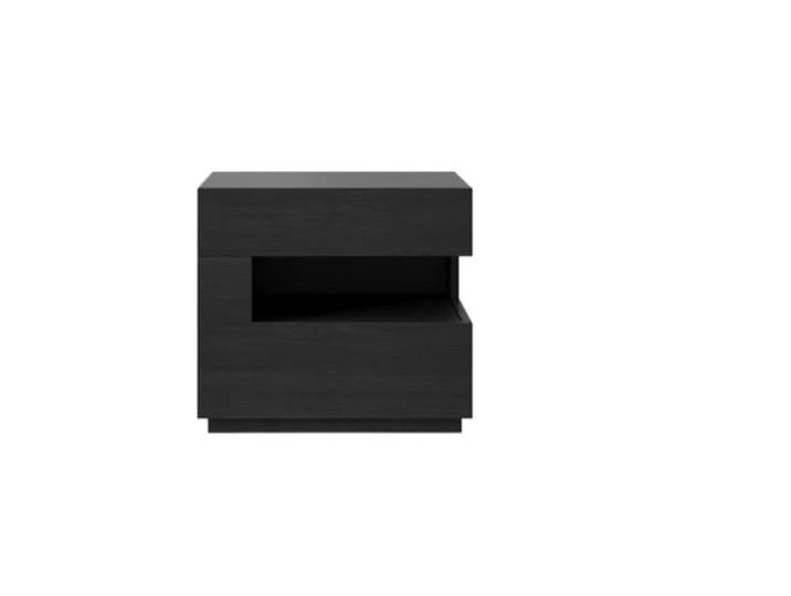 YCCHAH Bett mit Stauraum Massivholz-Nachttisch, Moderner, Minimalistischer Schlafzimmer-Nachttisch, Aufbewahrungsschrank Desktop(01)