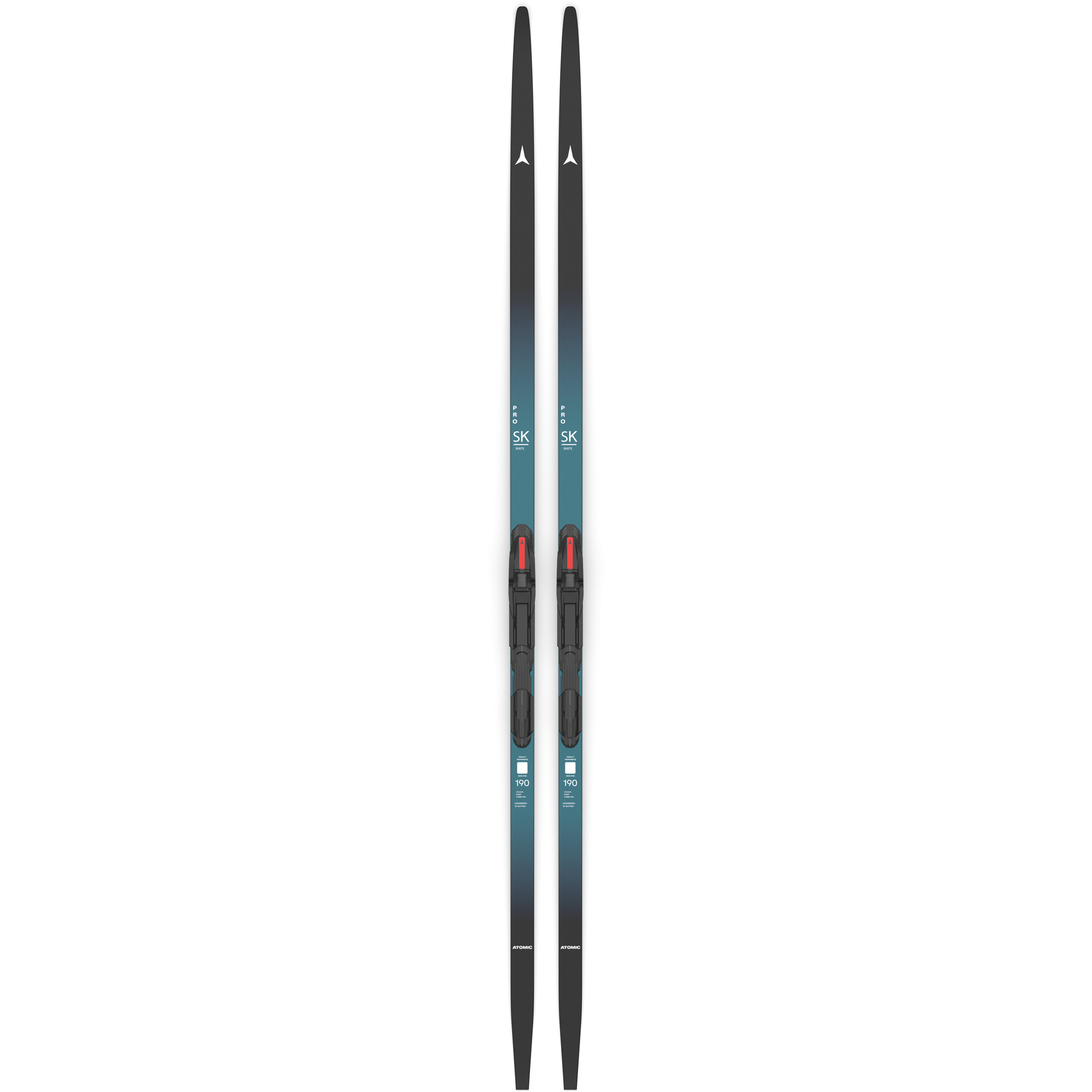Atomic Pro Skate Hard + Shift Skatingset 26/27 Ski black-dark teal Größe 180CM | 80-100KG Langlauf Skating