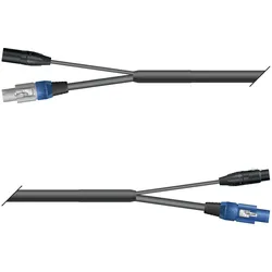 SOMMER CABLE Kombikabel DMX PowerCon/XLR 10m
