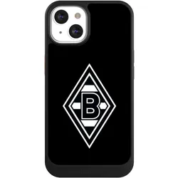 Nivocase Hülle für Apple iPhone 13 Handyhülle NIVOcore Case Schwarz Borussia Mönchengladbach Gladbach (Apple iPhone 13), Smartphone Hülle, Schwarz