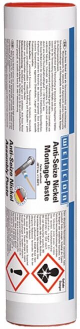WEICON Anti-Seize Nickel Montagepaste, Schmier- und Trennmittelpaste hochtemperaturbeständig, 0,4 kg, anthrazit (26050040)