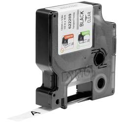 DYMO IND RHINO 622289 Polyester Bandfarbe: Transparent Schriftfarbe:Schwarz 12 mm 5.5 m