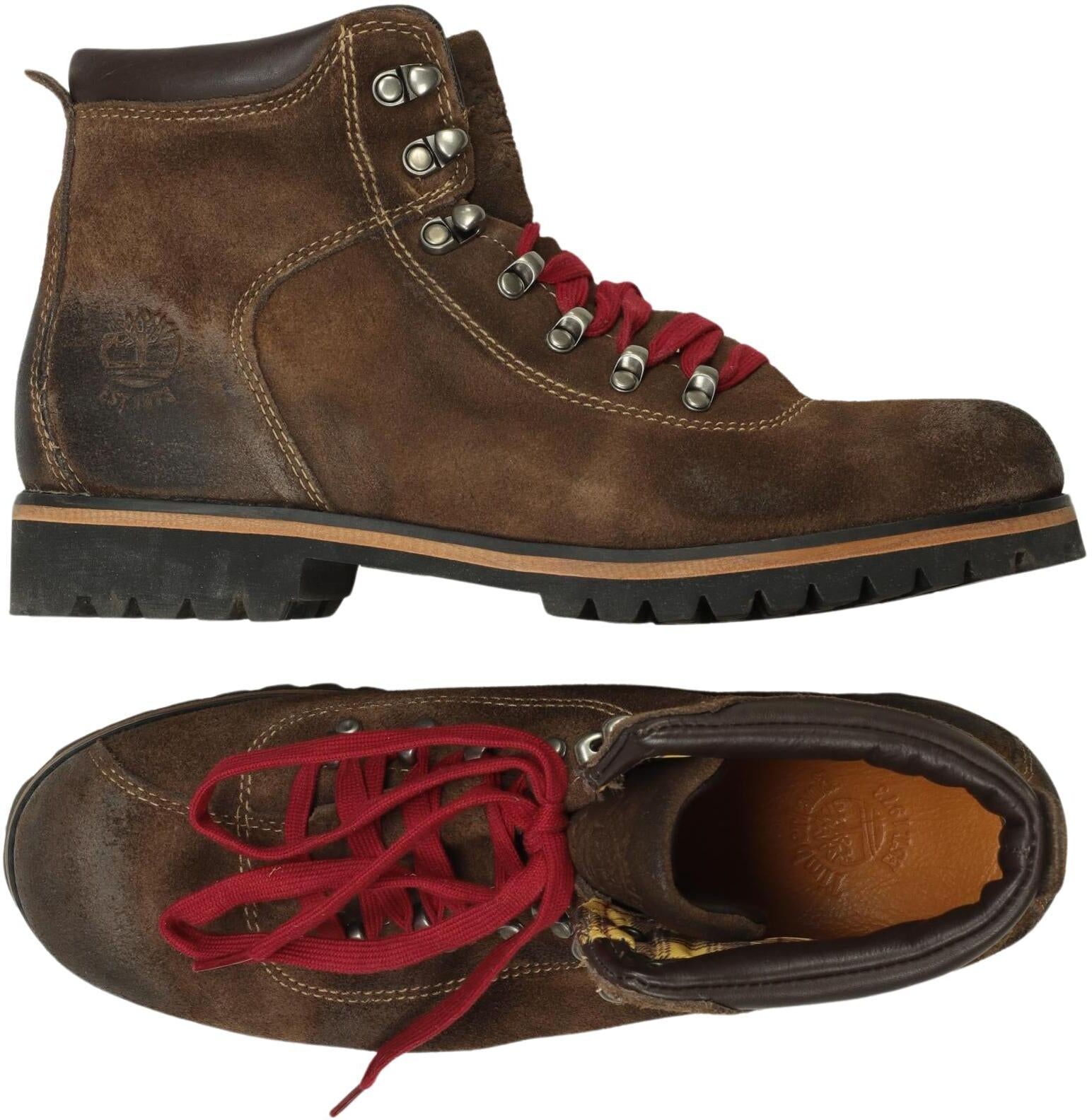 Timberland Herren Stiefel, Braun, Gr. EU 44 (US 10), Leder - Second Hand