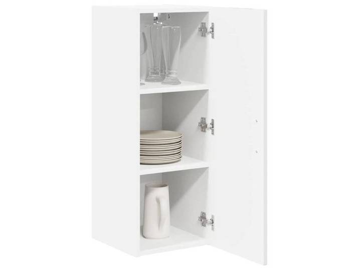BEAU Blanc Armoire de cuisine Lucca - ZENCORE - Placard bas de cuisine - Blanc brillant 30x31x80cm LH18770