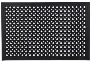 Floortex Doortex® Open-Top Black Anti-Fatigue Mat
