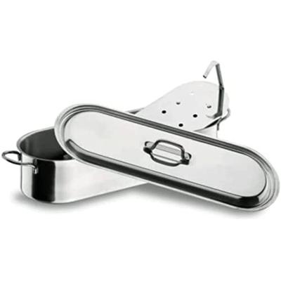 Lacor Inox Fischkessel. 13,80 Liter