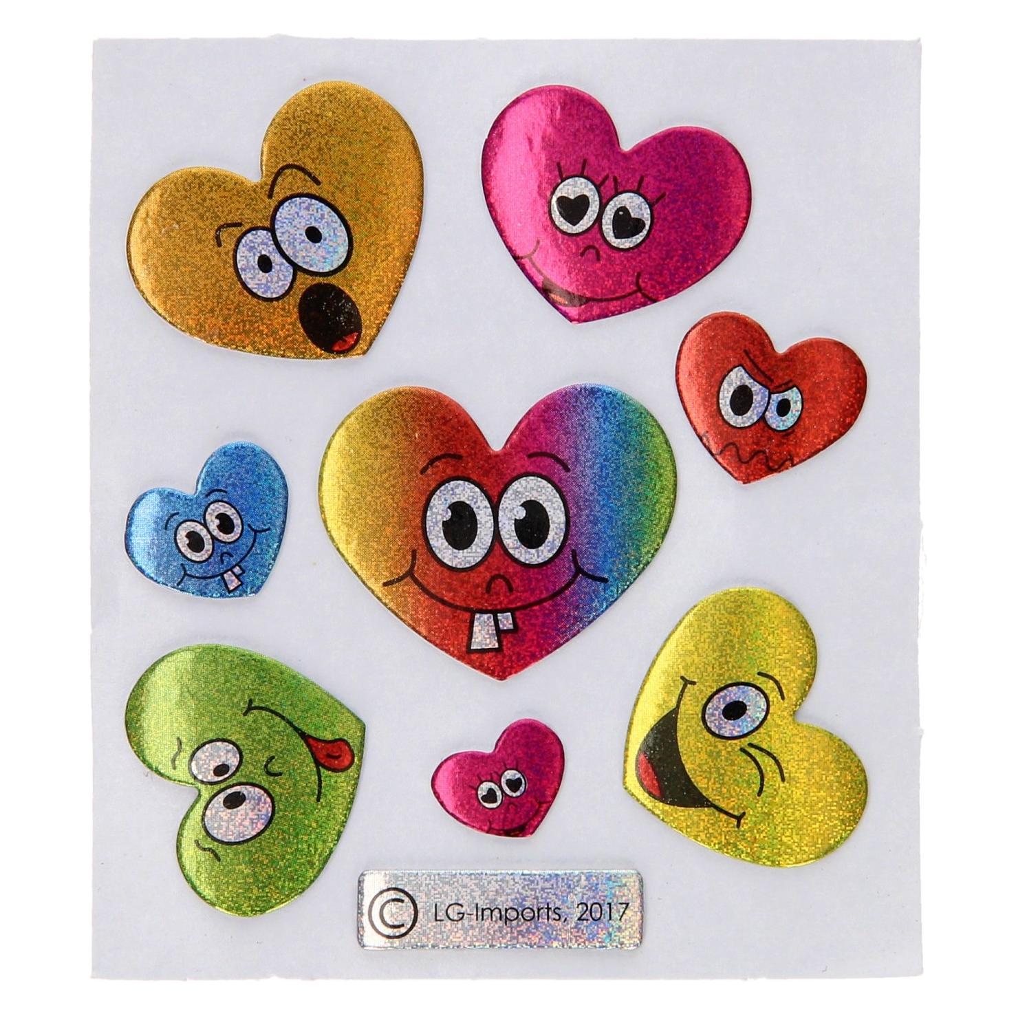 LG-Imports Aufkleber Smiley schimmernd (22896351)