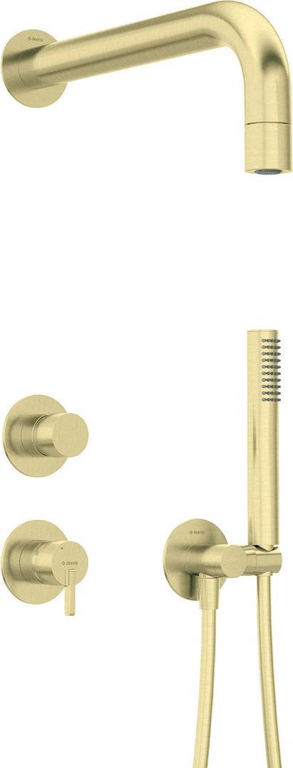 Concealed shower set with hand shower