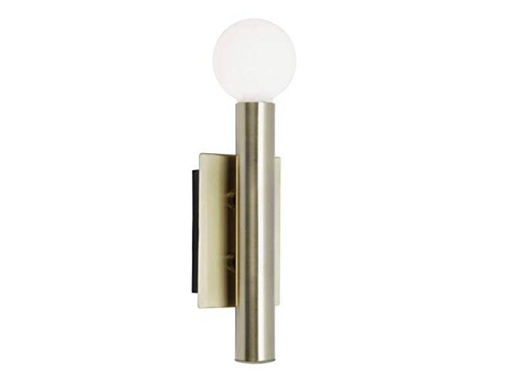 BRILLIANT Lampe Lucky Wandleuchte messing antik 1x QT14, G9, 1, geeignet für Stiftsockellampen (nicht enthalten) Für LED-Leuchtmittel geeignet