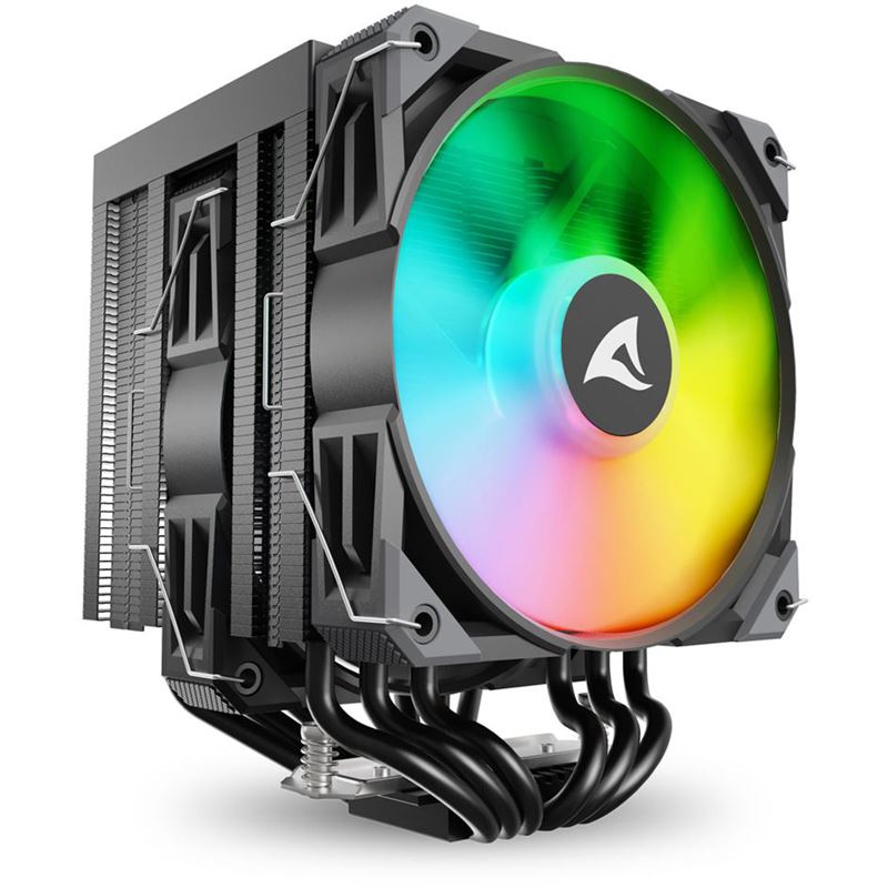 Sharkoon A60 RGB Black schwarz Tower Kühler