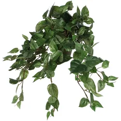 Mica Decorations, Kunstpflanzen, Scindapsus hängende Kunstpflanze im Blumentopf Stan - H45 x Ø25 cm - Grün (25 cm)