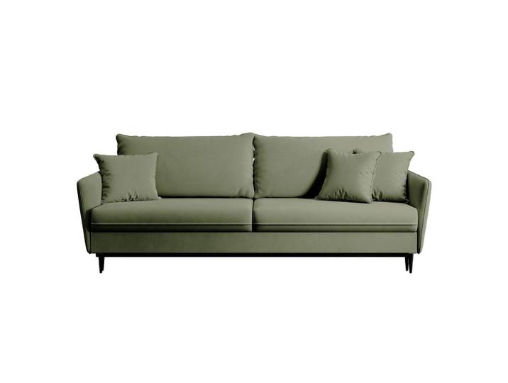 3-SITZER SCHLAFSOFA Volio Samt Olivgrün