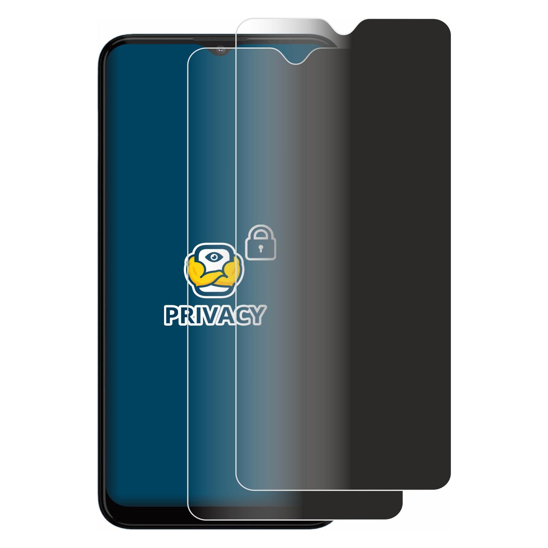 Brotect Sichtschutzfolie Anti-Spy Privacy Folie Blaulicht-Schutz (Motorola Moto G10) (4340927)