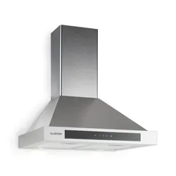 Klarstein Zelda Dunstabzugshaube Edelstahl 60cm Wandanbau 600 m3/h Touch Timer Silber
