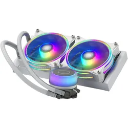 Cooler Master MasterLiquid ML240 Illusion - White Edition, CPU Wasserkühler, Weiss