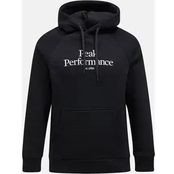 PEAK PERFORMANCE Herren Sweatshirt M Original Hood-BLACK, Größe M in Schwarz Schwarz