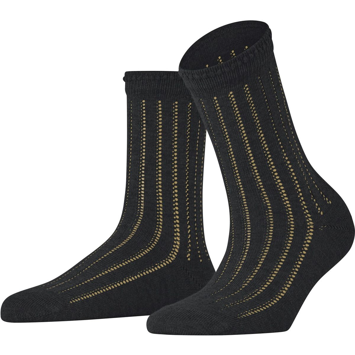 Falke Eyelet Damen Socken black (3000) 39-42 46931-3000-39-42