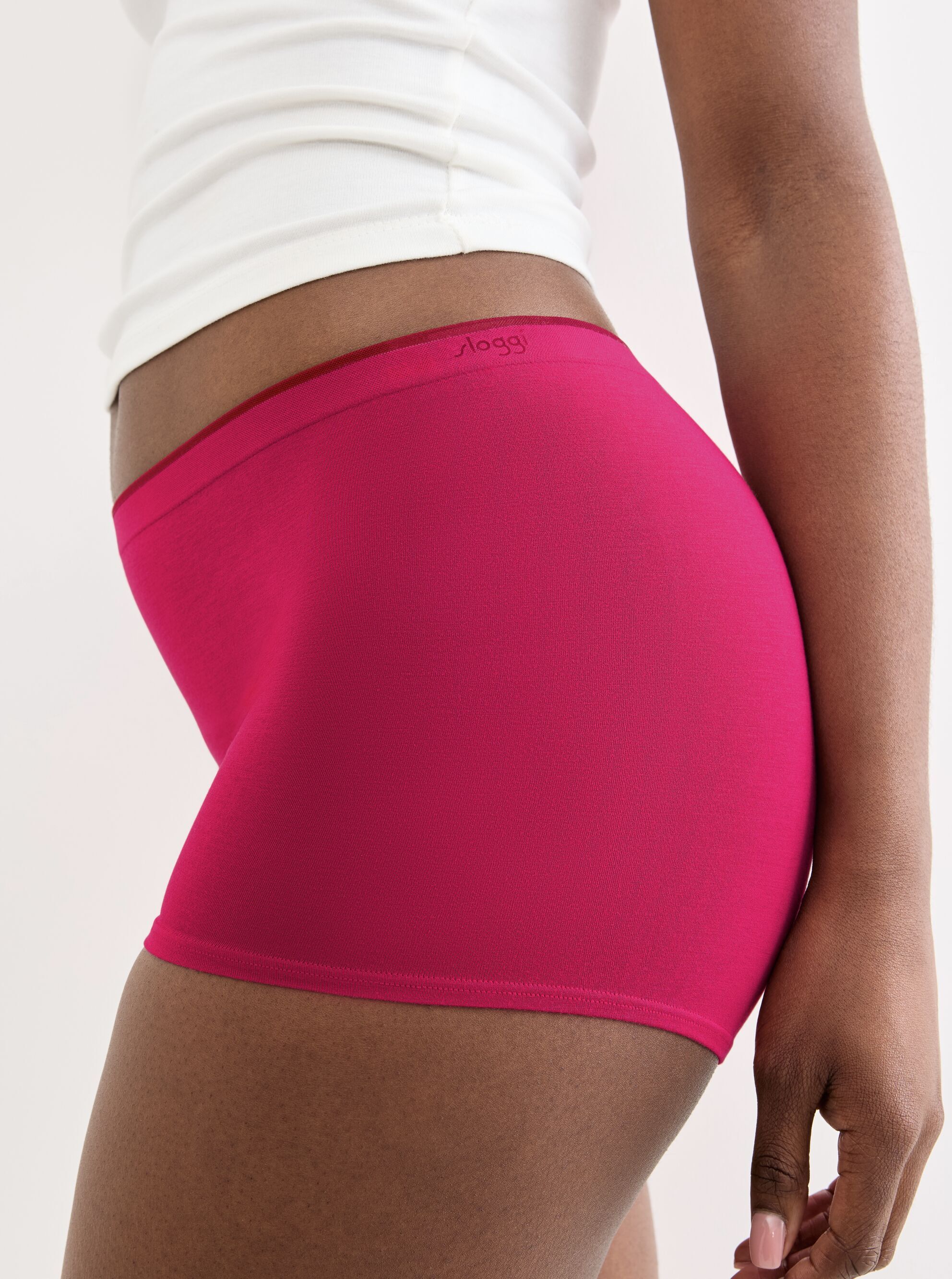 Panty SLOGGI "GO Sense", Damen, Gr. S, Single Jersey, rosa (multi, colour), Single Jersey, Obermaterial: 88% Modal, 12% Elasthan, Unterhosen Panty, Santoni Rundstrick multi, colour S, Single Jersey