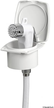 Osculati Box doccia New Edge con doccia Boris Box doccia New Edge cromato tubo inox 4 m