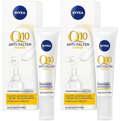 Nivea Q10 Power Anti-Falten Augenpflege 2x 2x15 ml Augencreme