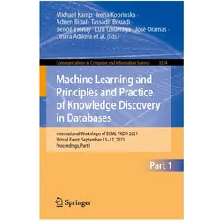 Machine Learning and Principles and Practice of Knowledge Discovery in Databases, Fachbücher