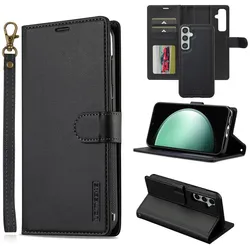 LC.Imeeke Galaxy S26 FE - L2 Serie Brieftasche und Hülle (Samsung Galaxy S26 FE), Smartphone Hülle, Schwarz