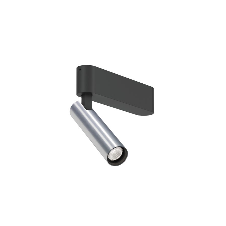 Wever & Ducré LED-Deckenstrahler MATCH CEILING SURF 1.0 LED Aluminium 2700K 177154BL3 5404037311330