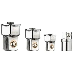 GEDORE R47001004 Adaptersatz 4-kant x 6-kant für Ringschlüssel 4-teilig
