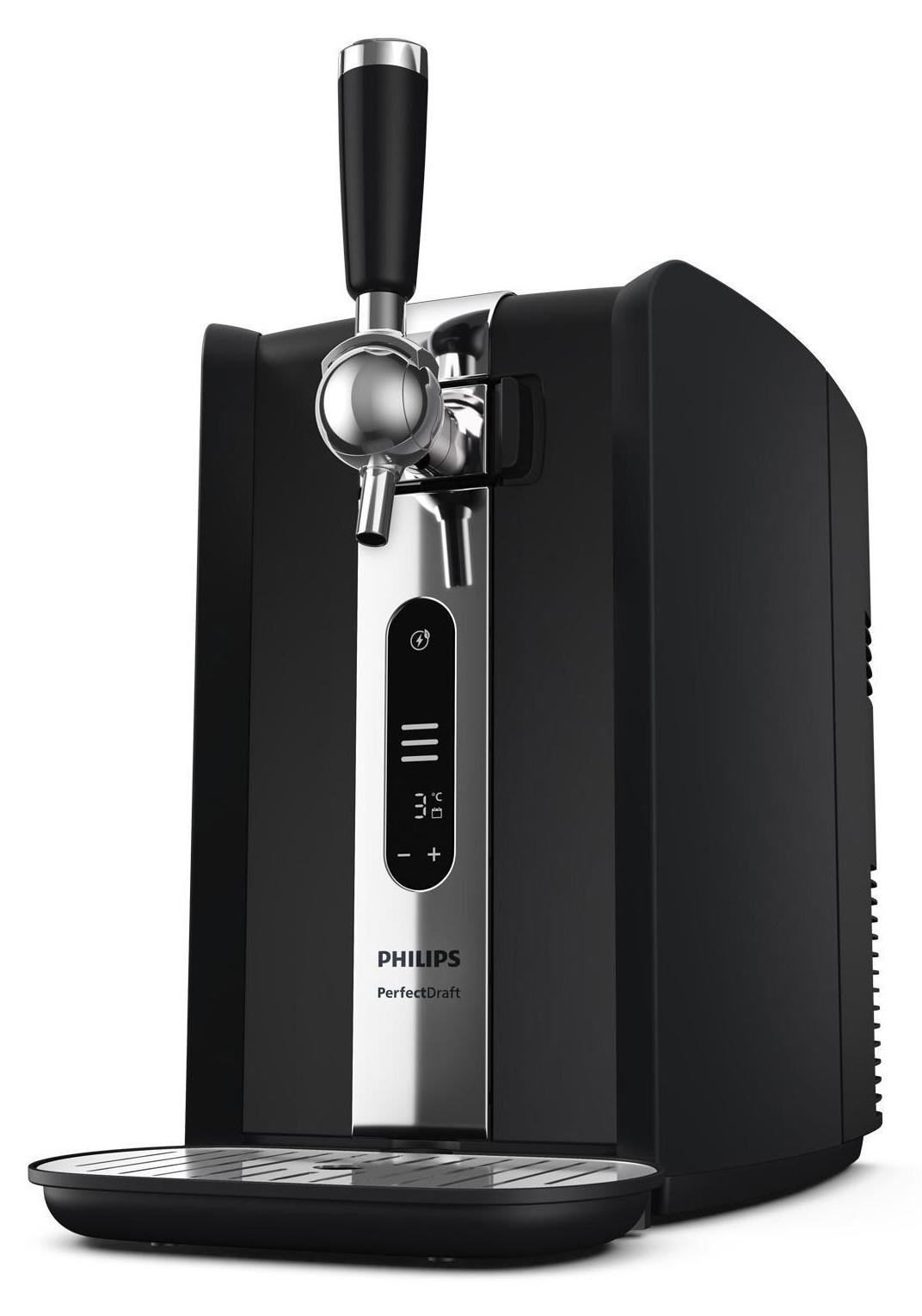 Philips 7000 series PerfectDraft Bierzapfanlage, Draft-Bierzapfanlage, Kunststoff, Schwarz, Silber, Temperatur, 230 V, 50 Hz