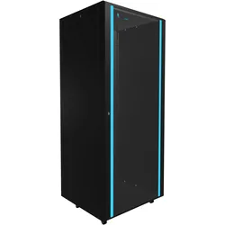 Extralink 42U 800mm floor cabinet black (42 HE, 19 Zoll Rack), Serverschrank, Schwarz