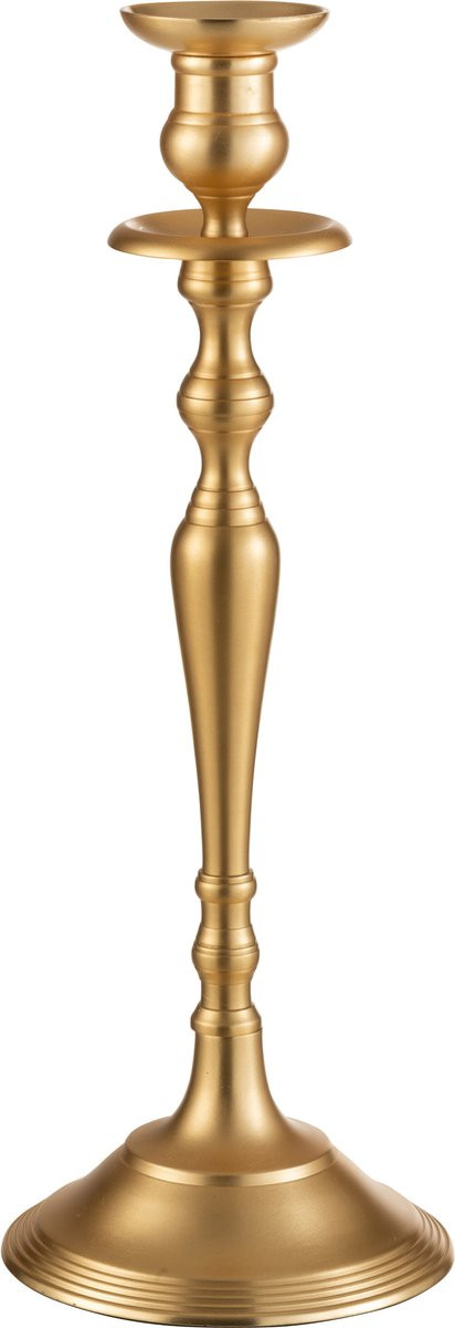 J-Line Kandelaar Klassiek Design - Aluminium - Goud - Medium