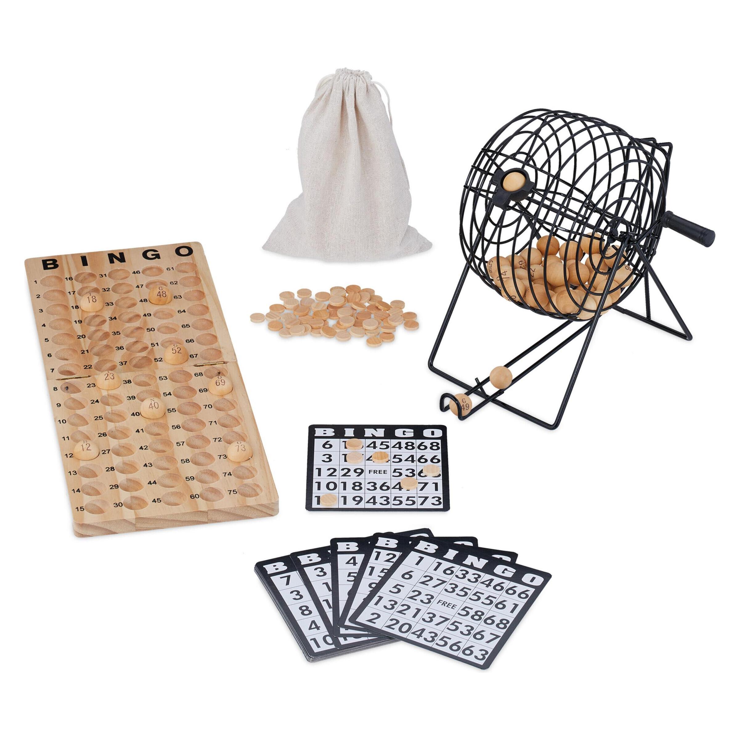 Relaxdays Bingo-Spiel Set (4052025433444)