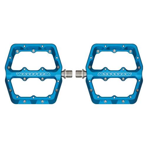 Wolf Tooth Waveform Pedals, Large, Plattform-Pedal, blue (PDL-WF-LG-BLU)